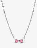 Pandora bow pendant necklace