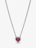 Pandora red heart collier necklace