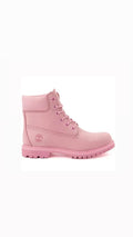 Pink timberland boots